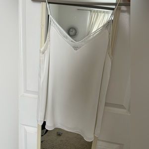 Aritzia Babaton White Lace Cami